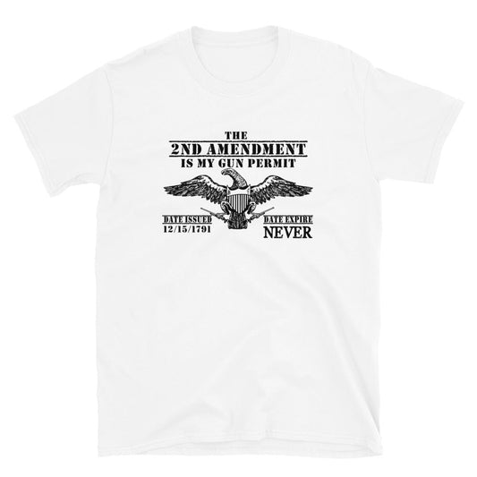 2ND Amendment is my gun permit Short-Sleeve Unisex T-shirt | T-Shirts