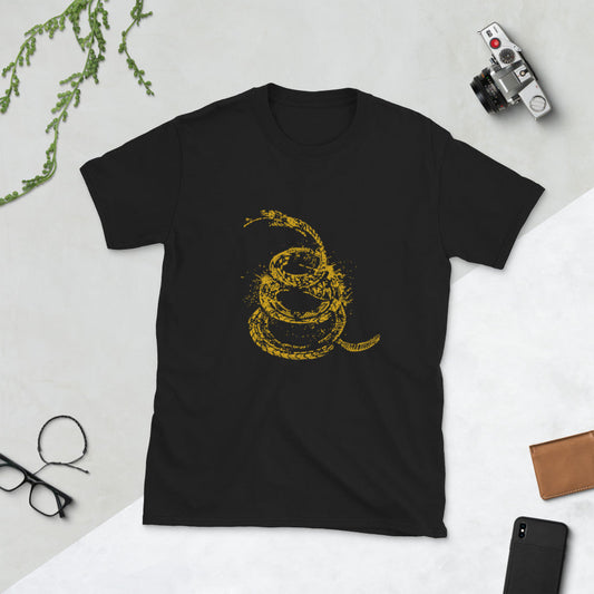 Don't Tread On Me Snake Grunge Short-Sleeve Unisex T-Shirt