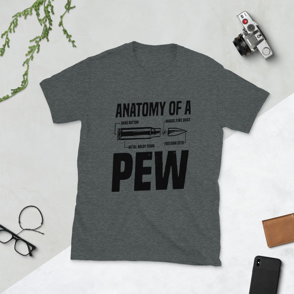 Anatomy Of A Pew Short-Sleeve Unisex T-Shirt