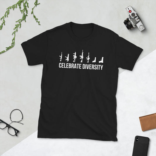 Celebrate Diversity  2nd Amendment Short-Sleeve Unisex T-Shirt