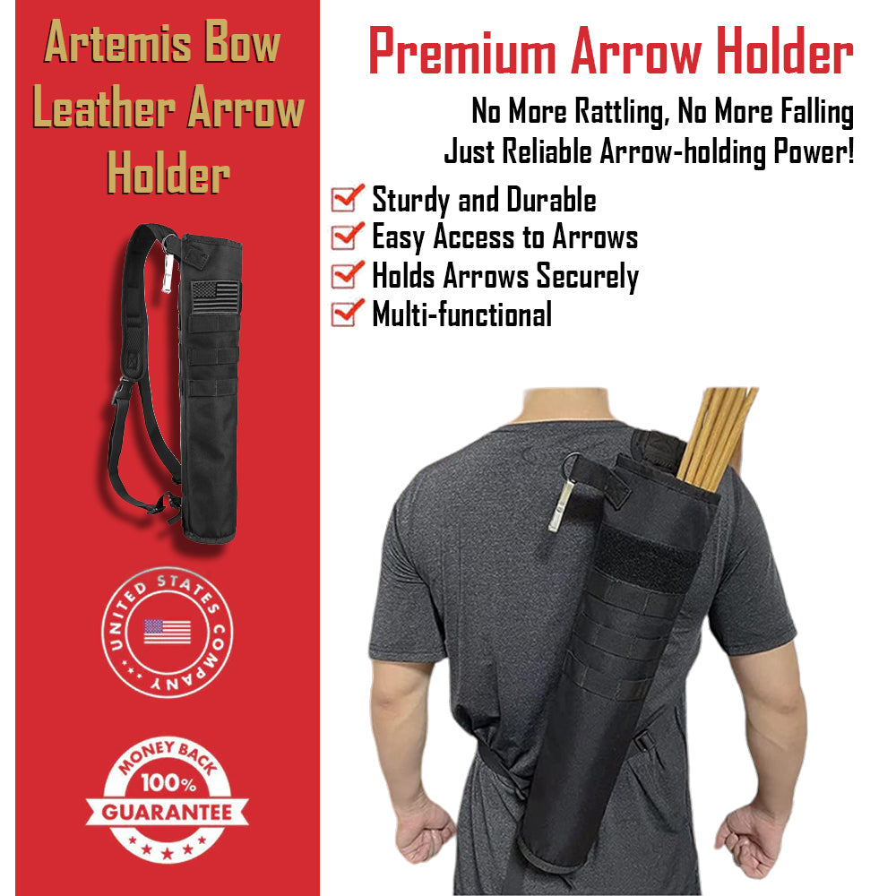 Artemis Bow Leather Arrow Holder GG