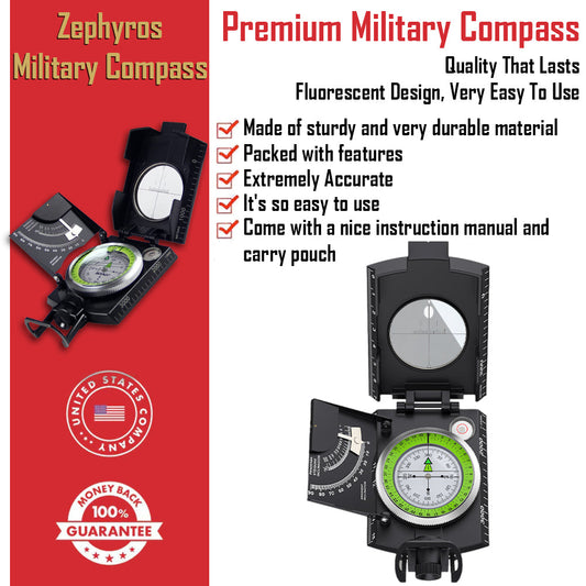 Zephyros Military compass GG