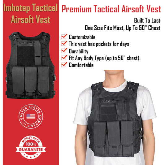 Imhotep Tactical Airsoft Paintball Vest GG