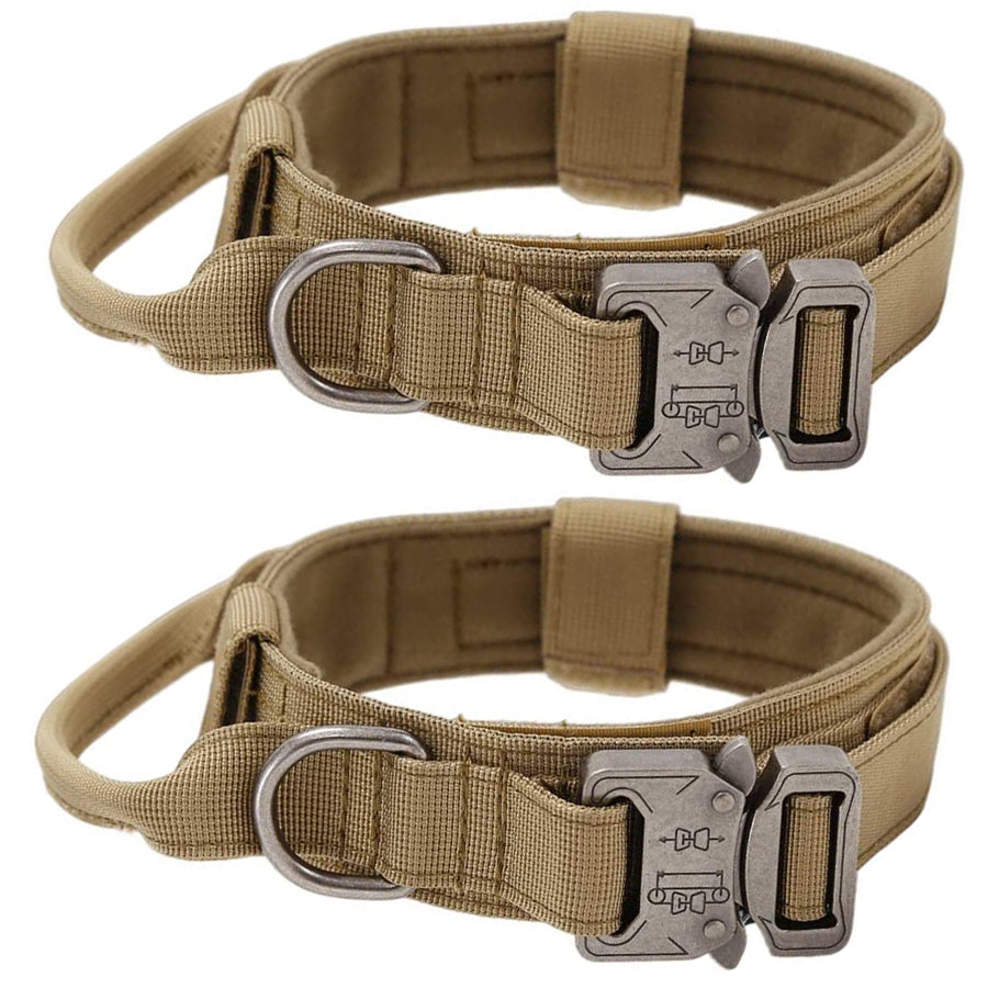 2 CEBERUS TACTICAL DOG COLLARS