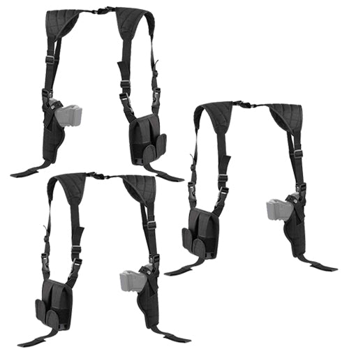 3 Baldman Shoulder Holsters