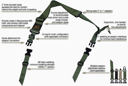 Alpha+ Premium 2 Point Rifle Sling