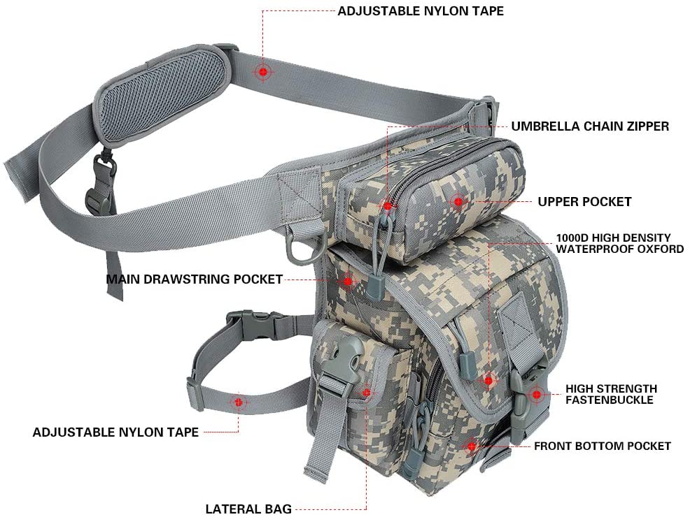 FJB Tactical Drop Leg Pouch Bag