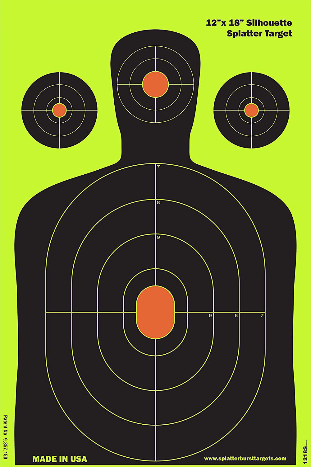 3.5 Inch Stainless Steel Shackle Werewolf Shooting Targets - 12x18 Inch ...