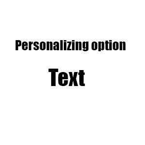 Personalizing add-on option ($10)